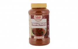 Delight Foods Karnataka's Iyenger Rasam Powder   Plastic Jar  250 grams